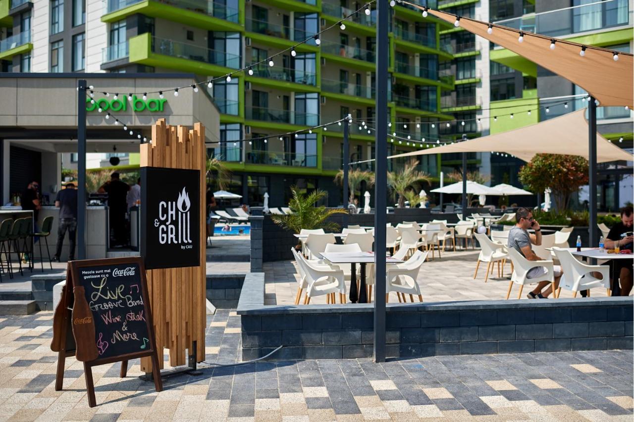Sole Aparthotel Pool & Spa Mamaia Nord Năvodari Kültér fotó